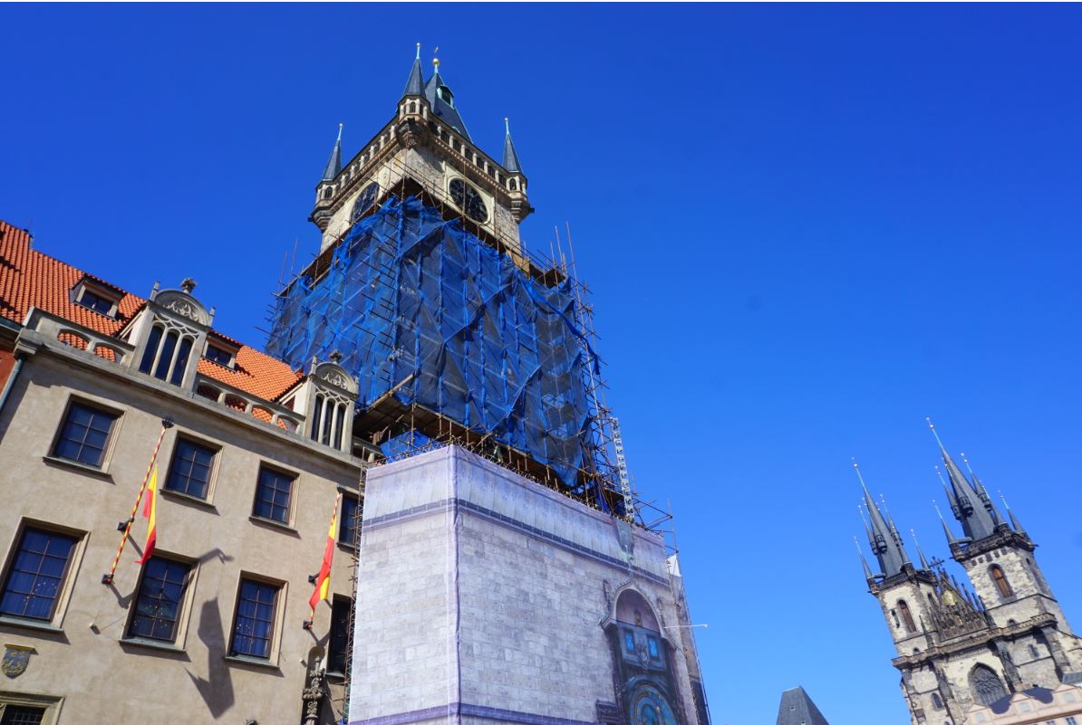 Astronomical Clock Under Renovation