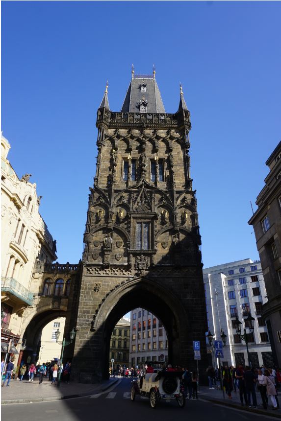 Powder Tower as an Ancient Gateway to Prague