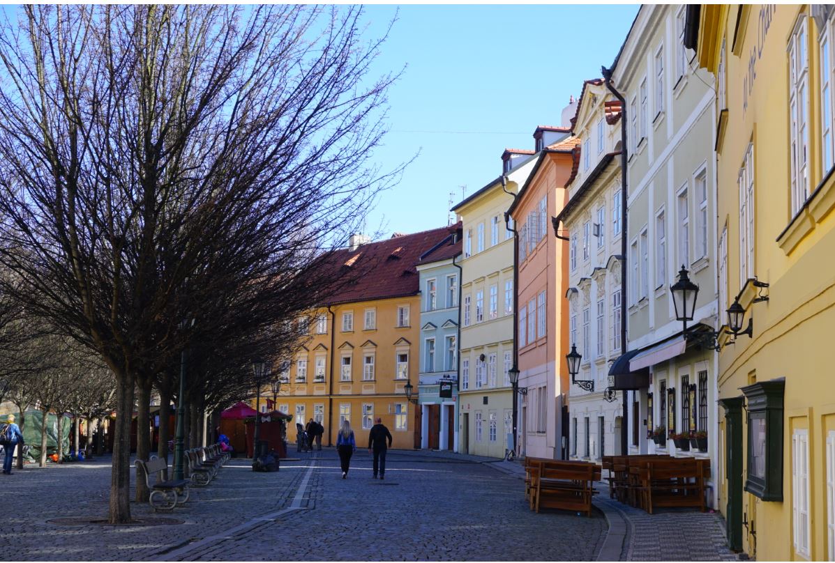 Colorful Houses on Na Kampě Street