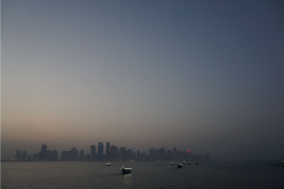 A Dhow cruise in operation