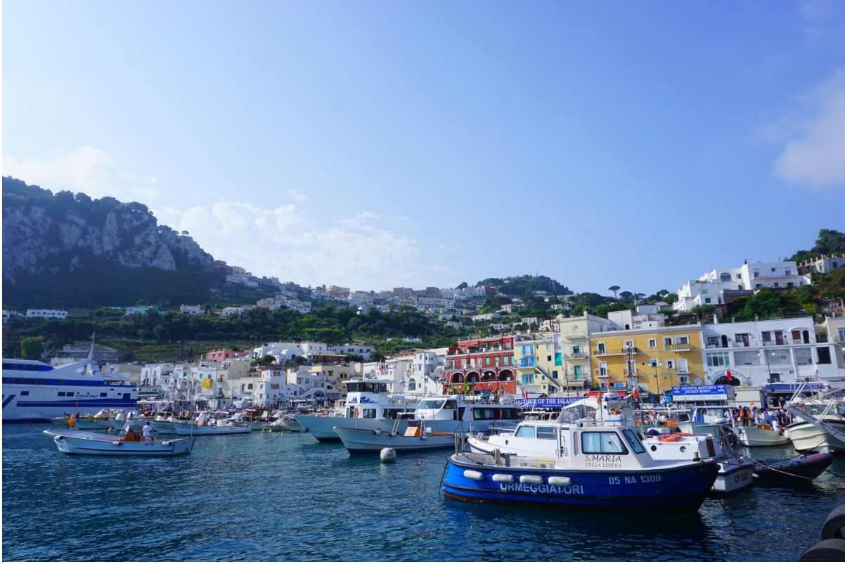 Experience of Seeing the Blue Sea in Capri