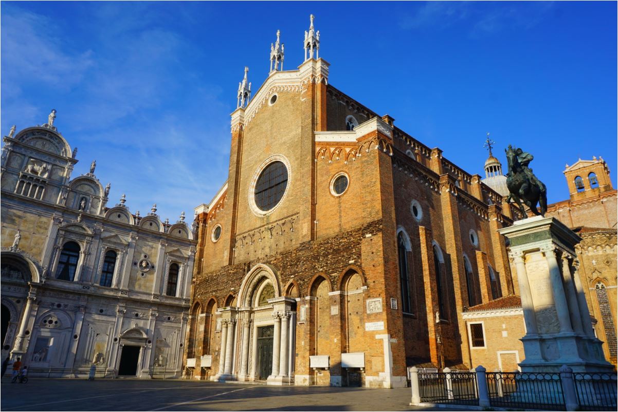One of the churches in the city of Venice