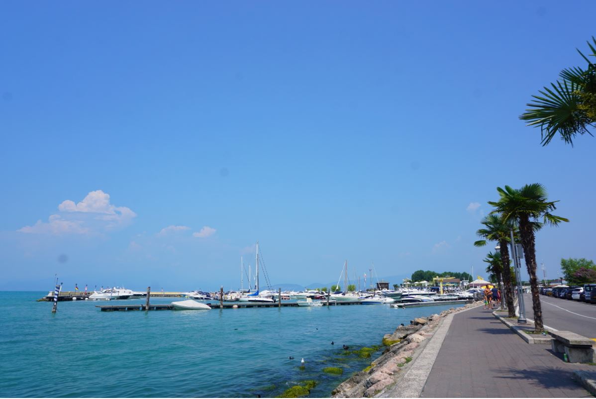 Lake Garda is a favorite day trip destination from the city of Verona