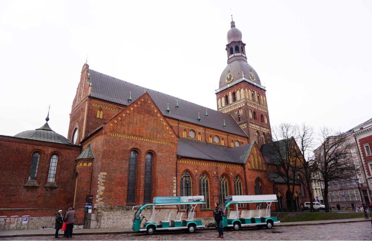 Riga Cathedral is one of the buildings in Dome Square