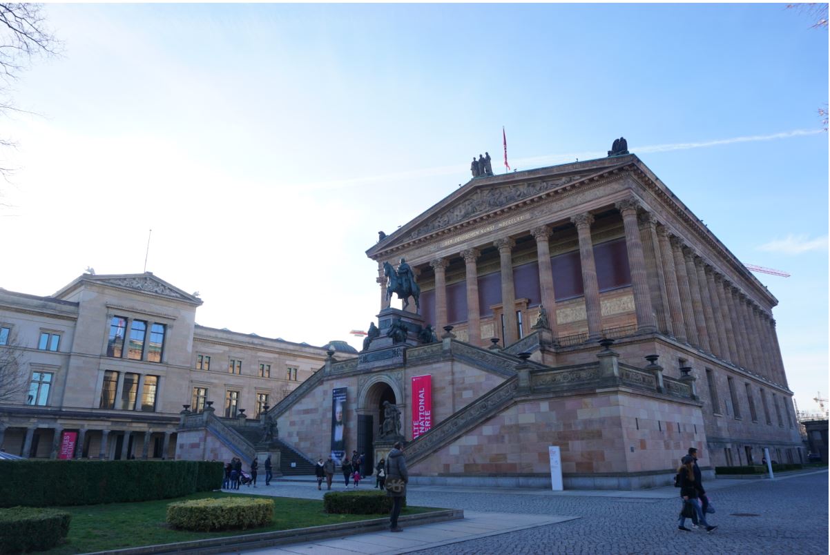 Alte Nationalgalerie, or old national gallery, featuring various artworks from different eras