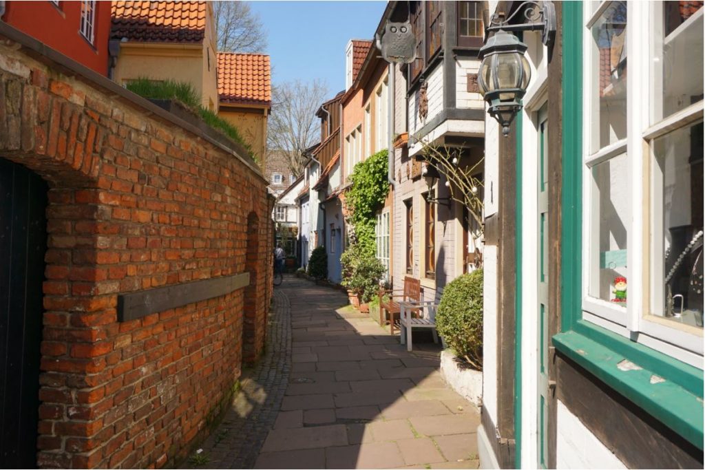 One corner of an alley in Schnoor